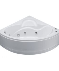 Bồn tắm góc massage Caesar MT5120 có chân yếm 1.2 mét - Tuấn Đức