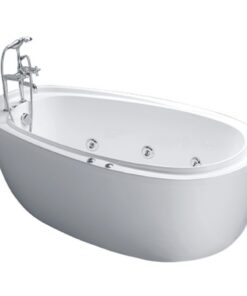 Bồn tắm massage lập thể Caesar MT6480 đặt sàn 1.8 mét kèm vòi - Tuấn Đức