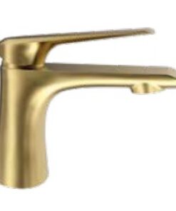 Vòi rửa mặt lavabo Viglacera Platinum P.51.357 nóng lạnh màu vàng đồng