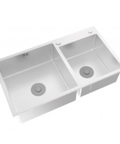 Chậu bếp Viglacera Platinum P.63.320 inox 304 2 hộc 810 x 450 mm