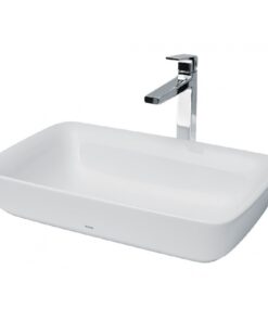Chậu rửa mặt lavabo TOTO PJS06WE#MW đặt bàn đá 600×380 mm