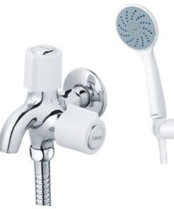 Vòi hoa sen Caesar S038CP lạnh tắm đứng dây nhựa