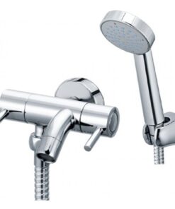 Vòi hoa sen Caesar S043C lạnh tắm đứng dây xi