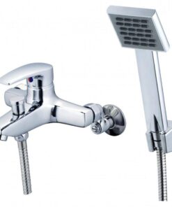 Vòi hoa sen Caesar S403C nóng lạnh tắm đứng tay sen vuông
