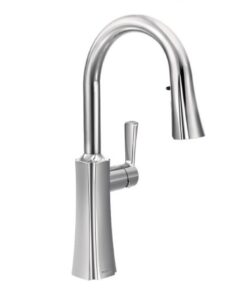 Vòi rửa chén bát Moen S72608 rút dây nóng lạnh phòng bếp