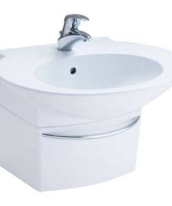 Chậu rửa mặt lavabo COTTO SC01027 treo tường chân ngắn