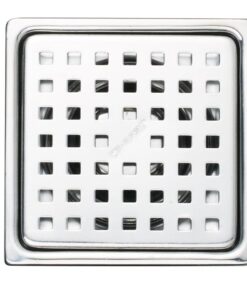 Phểu thoát sàn nước Caesar ST1010B (Ø60) lưới inox 304 100x100mm