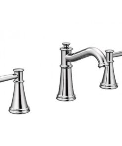 Vòi chậu rửa mặt lavabo Moen T6405 + 9000MCL 3 lỗ nóng lạnh