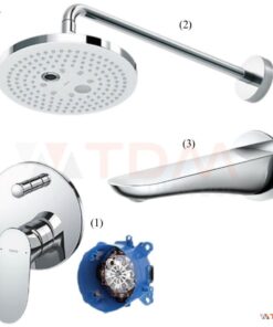 Bộ vòi hoa sen TOTO TBG01304B/TBW01004A/TBG01001B âm tường xả chậu