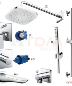 Bộ vòi hoa sen TOTO TBG02304BA/TBN01001B TBV02103B/TBN01102B TBW02003A TBG02001B TBW02013B TBW02017A TBW01016B âm tường