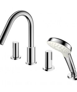 Bộ vòi xả bồn tắm TOTO TBG11202A gắn thành bồn có tay sen cầm tay