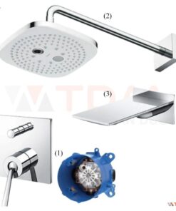 Bộ vòi hoa sen TOTO TBP02302B/TBW02004A/TBP02001B âm tường nóng lạnh
