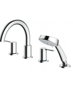 Bộ vòi xả bồn tắm TOTO TBS01202B gắn thành bồn có tay sen cầm tay