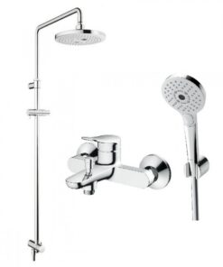 Bộ sen cây TOTO TBS04302V/TBW01010A/TBW01002BA nóng lạnh tắm đứng