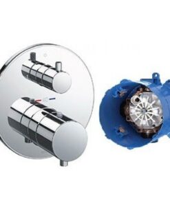 Van nhiệt độ sen âm tường Toto TBV01408B TBN01001B kèm chuyển hướng 2 thiết bị