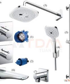 Sen tắm âm tường TOTO TBV02401B/TBV02102B/TBW02004A/TBW02006V/TBW01015B/TBG02001B
