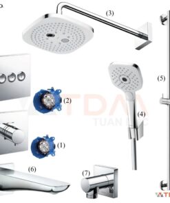 Sen tắm âm tường TOTO TBV02402B TBV02105B TBW02004A TBW02006V TBW01015B TBG02001B 3 đường nước