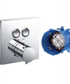 Van điều chỉnh nhiệt độ TOTO TBV02406B/TBN01001B kèm nút chuyển hướng