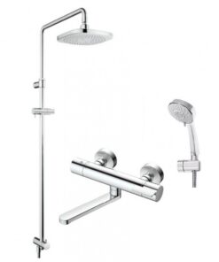 Bộ sen cây nhiệt độ TOTO TBV03427V/DGH108ZR/TBW02001BA tắm đứng