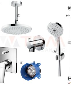 Bộ vòi hoa sen TOTO TBW01003B1A TBG09304V TBW01010A TBW01015B TBW01014B âm tường 2 đường nước