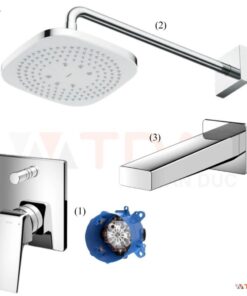 Bộ vòi sen âm tường TOTO TBW02003A TBG10304VA TBG10001B 2 đường nước