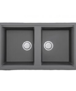 Chậu Đá Rửa Chén Malloca TITANIUM K45073 (TITANIUM K-45073) Xám Đen 860x510 mm