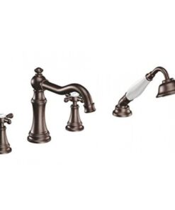 Bộ vòi xả bồn tắm Moen TS21102ORB gắn thành bồn 4 lỗ