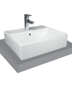 Chậu rửa mặt lavabo Viglacera V42M đặt bàn đá