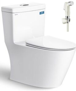 Bồn cầu Viglacera V62 nắp êm V687 tặng VG826 + VG853 bàn cầu 1 khối