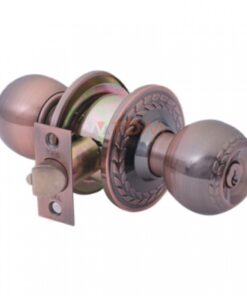 Khóa tay nắm tròn Yale VEM5242 US11 màu đồng đỏ cửa phòng