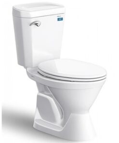 Bồn cầu Viglacera VI77 2 khối nắp thường V1102 kèm lavabo VTL2