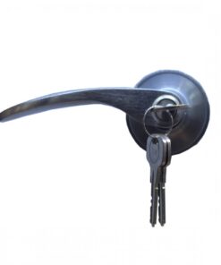 Khóa tròn tay gạt Yale VL8327 US15 màu bạc cửa phòng