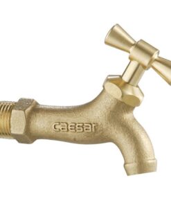 Vòi nước gắn tường Caesar W034 (Ø21) đồng tay vặn