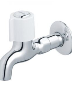 Vòi nước gắn tường Caesar W037C lạnh tay nhựa