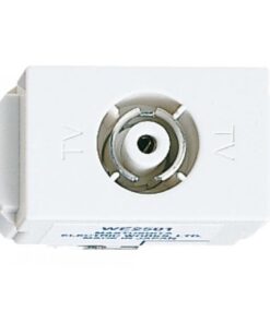 ổ cắm anten tivi Panasonic WEV2501SW dòng Wide màu trắng