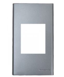 Mặt công tắc panasonic WEV680290MH dòng wide dùng cho ổ đơn 3 chấu