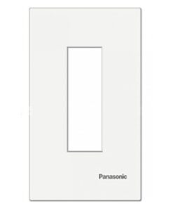 Mặt công tắc panasonic WEV7001MW dòng wide dùng cho CB 1 Tép