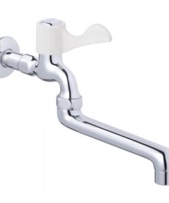 Vòi nước gắn tường Caesar WL027C lạnh cần vòi dài