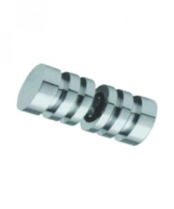 Tay nắm cửa kính Yale Y2804 đồng mạ Chrome bóng
