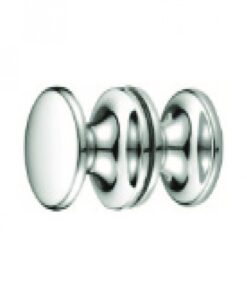 Tay nắm cửa kính Yale Y2807 đồng mạ Chrome bóng